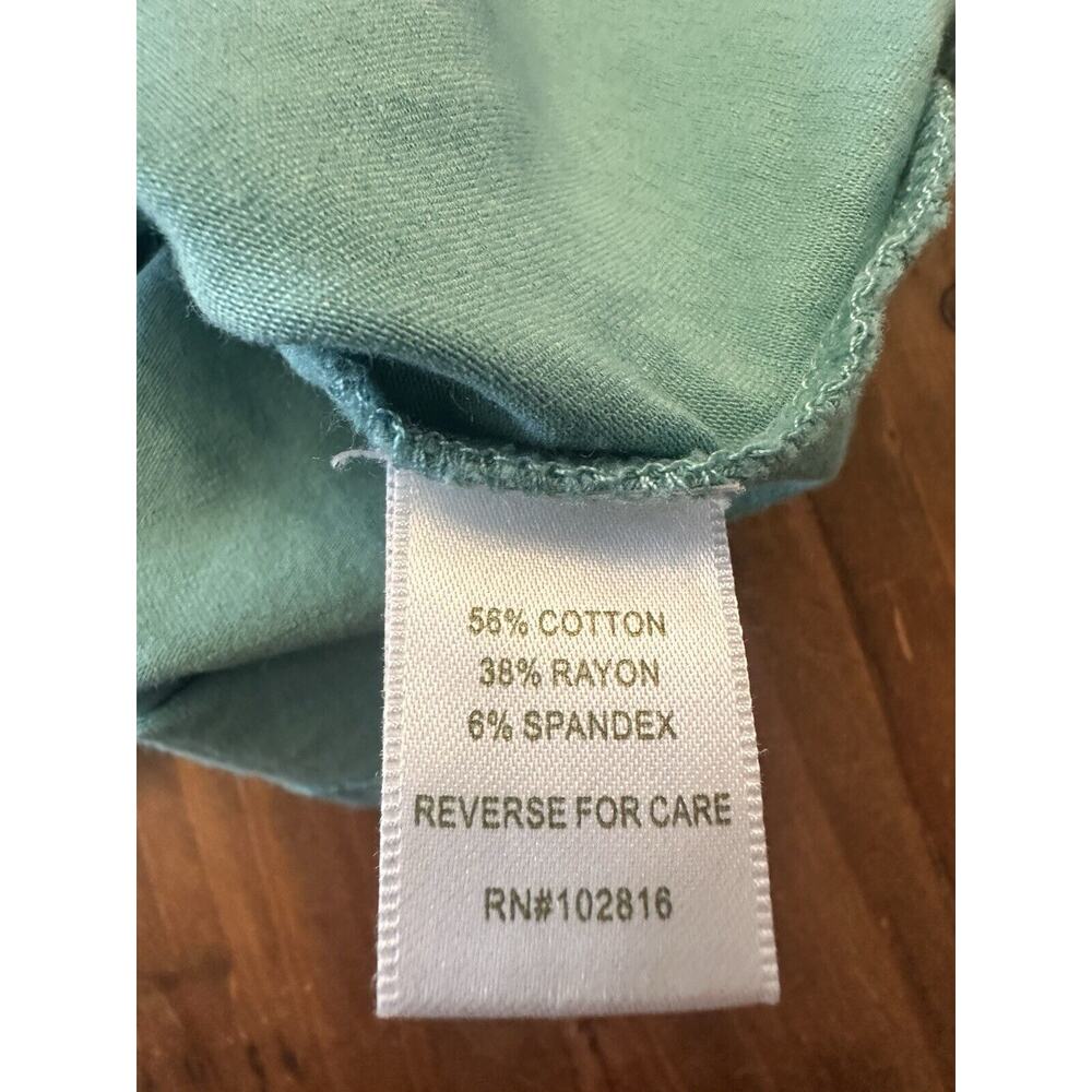 Garnet Hill Mint Green Soft Knit Babydoll Dress Size Small Dainty Romantic - Picture 7 of 7